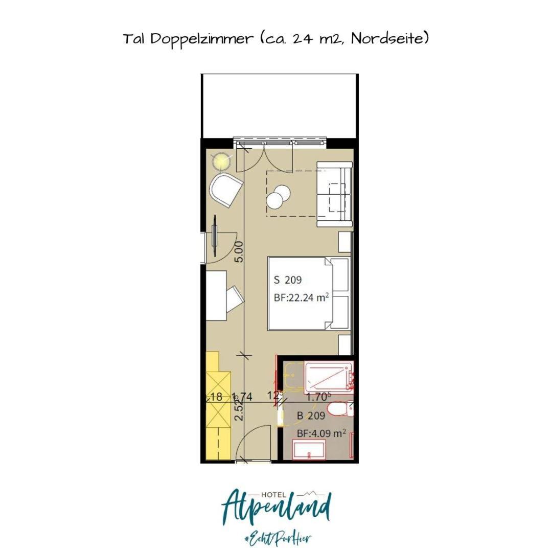Hotel Alpenland グスタード エクステリア 写真