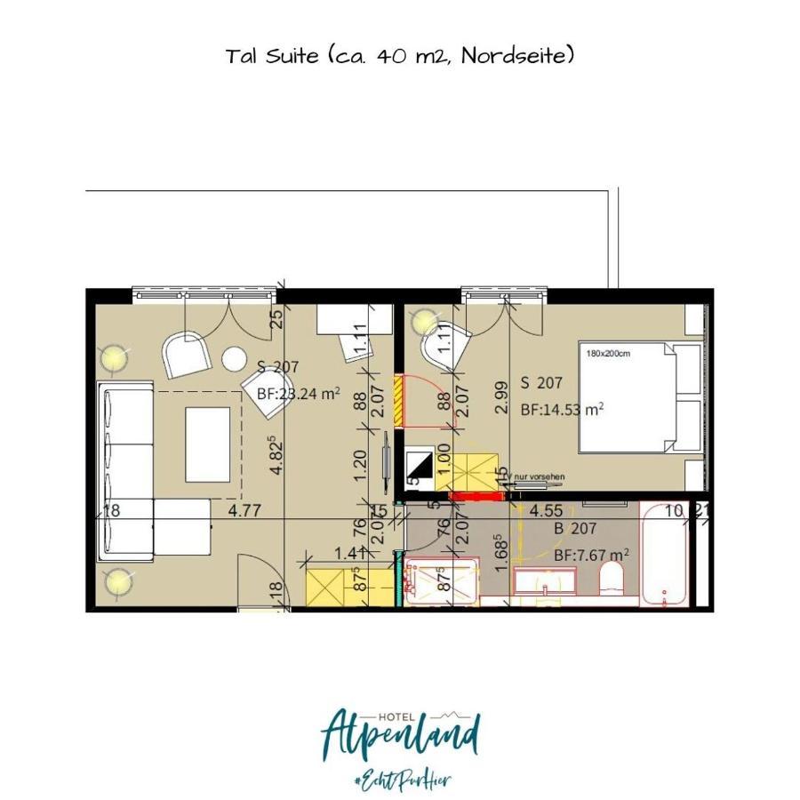 Hotel Alpenland グスタード エクステリア 写真